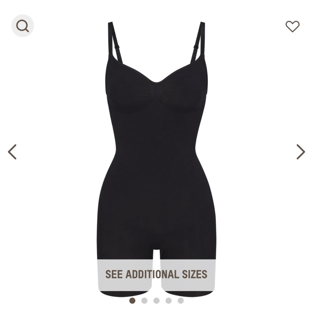 Skims 2x/3x Mid Thigh Sculpting Bodysuit